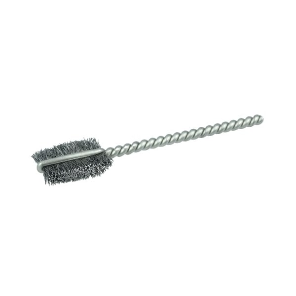 Weiler 3/8" Power Tube Brush, .003" Steel Wire Fill, 9/16" Brush Length 21008 - main